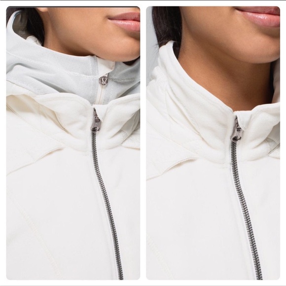 LULULEMON FLEECY KEEN II QUILTED JACKET REMOVABLE HOOD SZ 4 - Picture 5 of 12